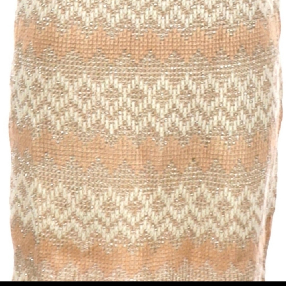 Maurices Skirt Size XL Metalic Chevron Knit NWT - Picture 4 of 12